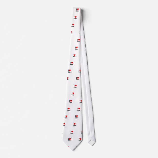 i love odin.ai tie (Front)