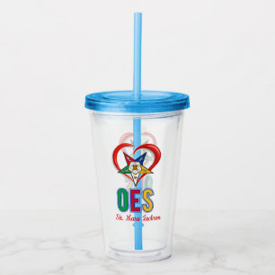 I Love OES Acrylic Tumbler