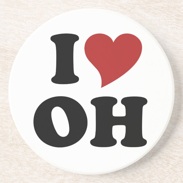 I love Ohio Coaster (Front)