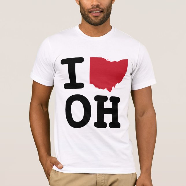 I Love Ohio T-Shirt (Front)