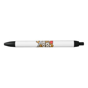 I Love Oil Checks Funny Auto Mechanic Car Men Wome Black Ink Pen