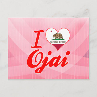 I Love Ojai, California Postcard