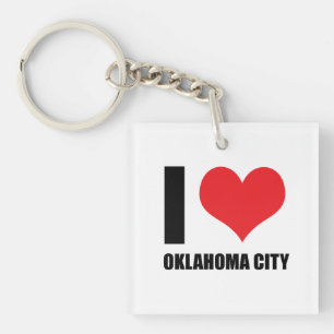 I love Oklahoma city Key Ring