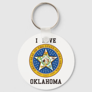 I Love Oklahoma Key Ring