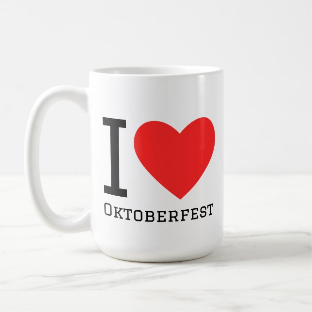 i love Oktoberfest  Coffee Mug (Left)