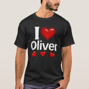 I love Oliver Gift for Friend Fashion Design Style T-Shirt
