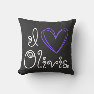 I Love Olivia Cushion