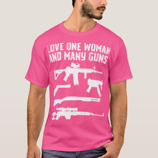 I Love One Woman And Many Guns Shirt Ar15 2Nd Tshi