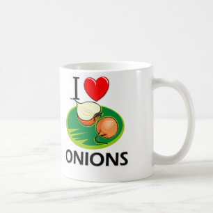 I Love Onions Coffee Mug
