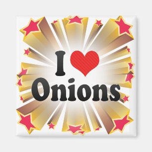I Love Onions Magnet