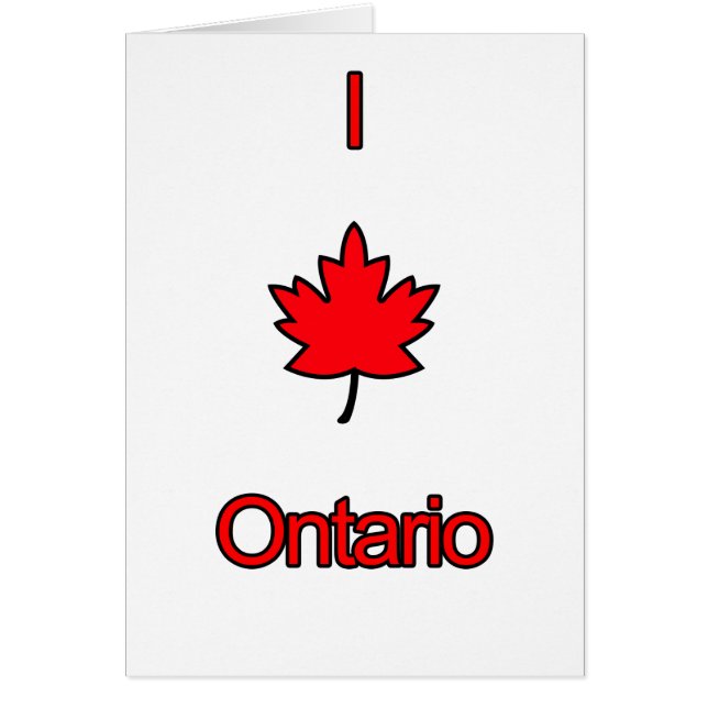 I Love Ontario (Front)