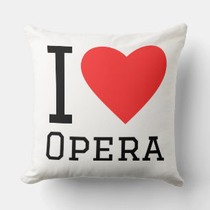 I love opera cushion