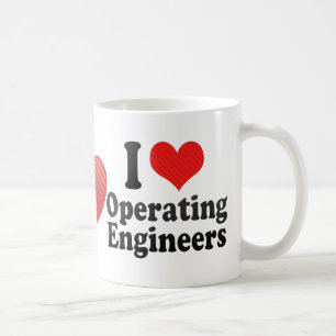 I Love Operating Engineers Coffee Mug