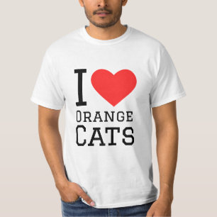 I love orange cats T-Shirt