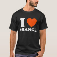 I Love Orange I Heart Orange Squad Funny For Fruit