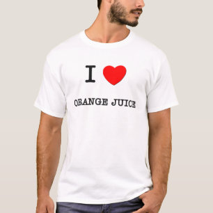 I Love ORANGE JUICE ( food ) T-Shirt