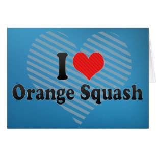 I Love Orange Squash
