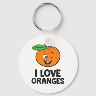 I Love Oranges _1 Key Ring