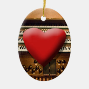 I love organs ornament