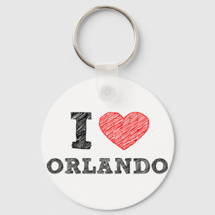 I-Love-Orlando Key Ring
