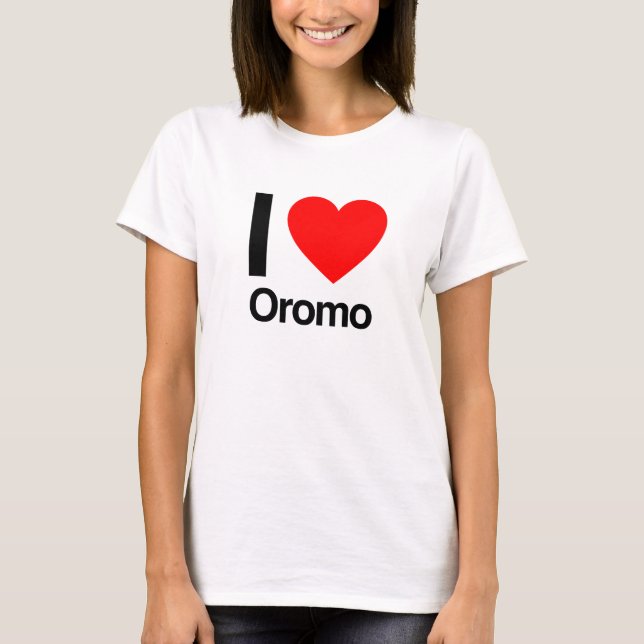i love oromo T-Shirt (Front)