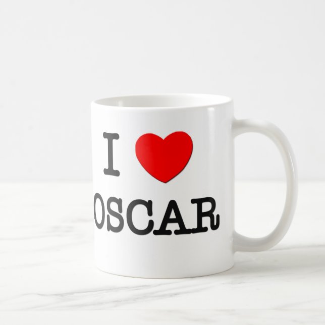I Love Oscar Coffee Mug (Right)