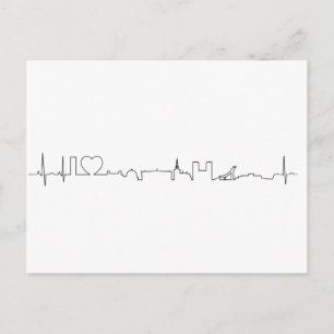 I love Oslo (ecg style) souvenir Postcard