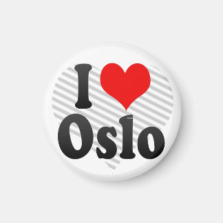 I Love Oslo, Norway Magnet