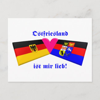 I Love Ostfriesland ist mir lieb Postcard