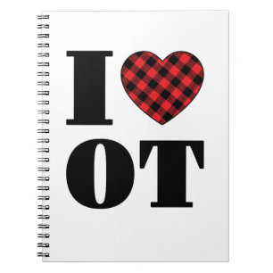 I Love OT Occupational Therapy Notebook