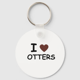 I love OTTERS Key Ring