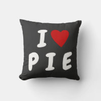 I love P I E | Heart custom text PIE