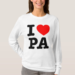 I LOVE PA Pennsylvania T-Shirt