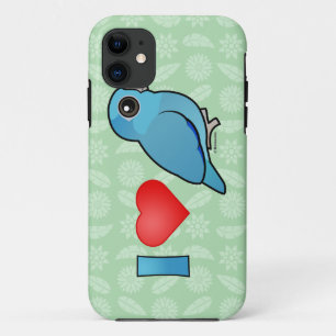I Love Pacific Parrotlets (blue) Case-Mate iPhone Case