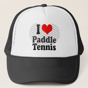 I love Paddle Tennis Trucker Hat