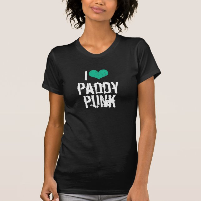 I Love Paddy Punk Dark t-shirt (Front)