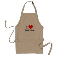 I love paella | Funny aprons for men and women