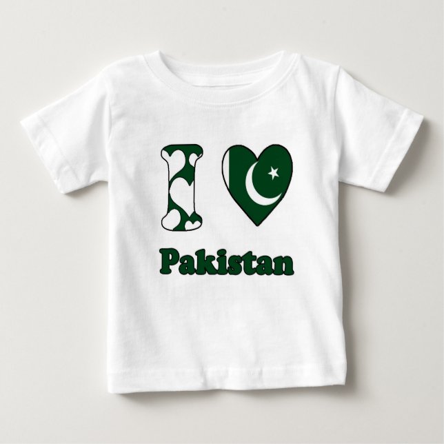 I love Pakistan Baby T-Shirt (Front)
