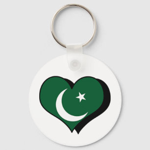 I Love Pakistan Keychain