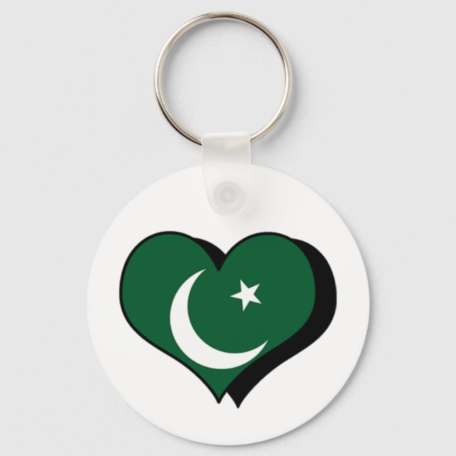 I Love Pakistan Keychain (Front)
