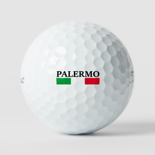 I love Palermo Italy Golf Balls (Front)