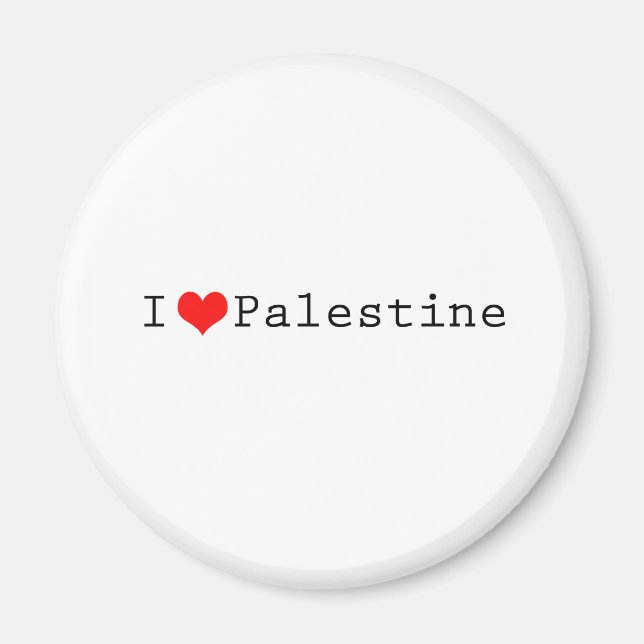 I love Palestine Magnet (Front)