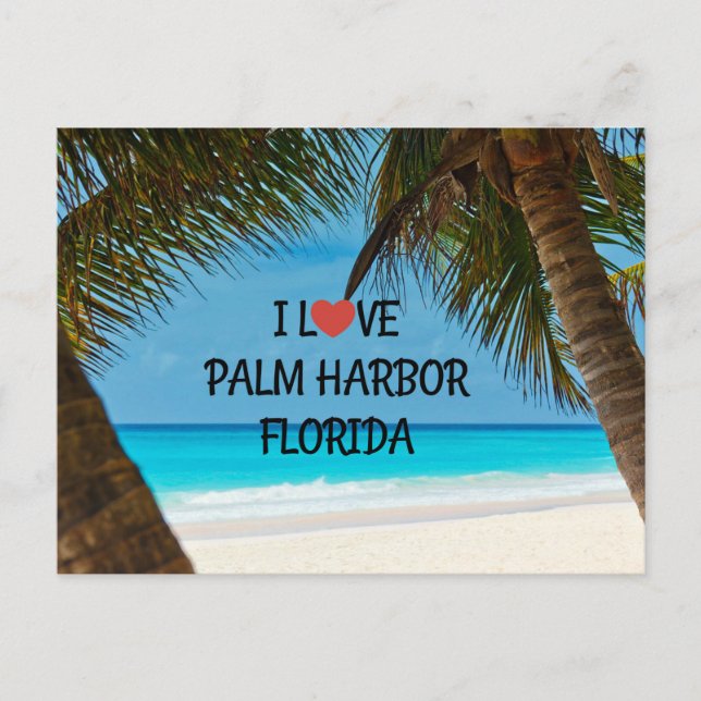 I Love Palm Harbour, Florida Postcard (Front)