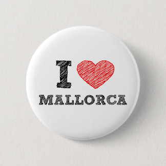 I Love Palma de Mallorca 6 Cm Round Badge