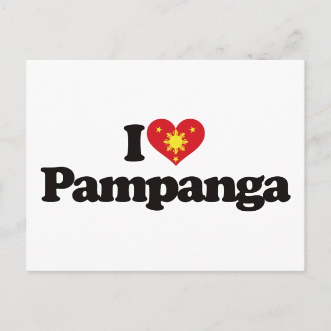 I Love Pampanga Postcard (Front)