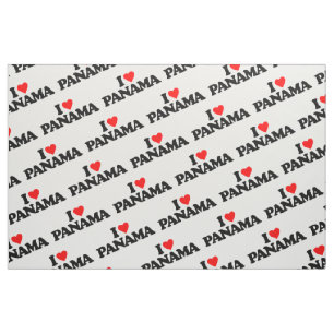 I LOVE PANAMA FABRIC