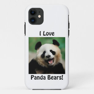 I Love Panda Bears Case-Mate iPhone Case