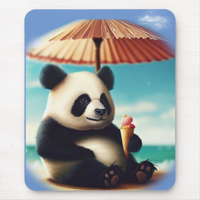 I love panda Bears Mouse Pad (Front)