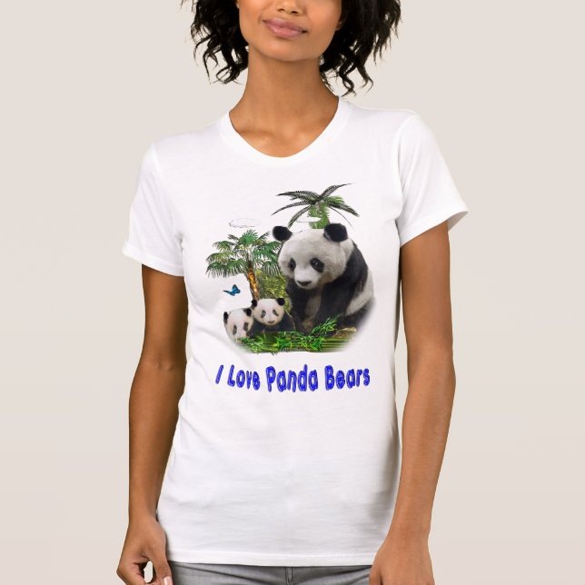 I love panda Bears T-Shirt (Front)