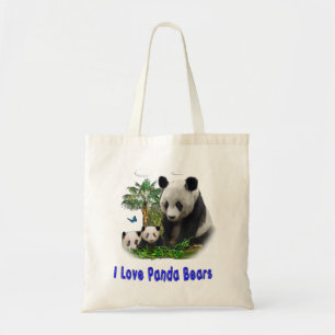 I love panda Bears Tote Bag